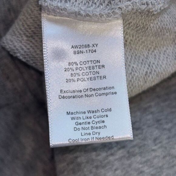 ATM Anthony Thomas melillo sweatshirt dress bundle black gray 3/4 sleeves pocket - Picture 9 of 11